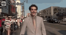 Borat Face Morph GIF - Borat Face Morph Walk GIFs