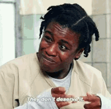 When Multiple People Break Up With You At Once GIF - Oitnb Crazy Eyes Dont Deserve It GIFs