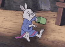 Salário / Pagamento  / Dinheiro / Contas A Pagar GIF - Rabbit Paycheck Winnie The Pooh GIFs