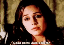 Good Point Also A Factor Eliza Dushku GIF - Good Point Also A Factor Eliza Dushku Faith Lehane GIFs