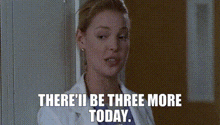 Greys Anatomy Izzie Stevens GIF - Greys Anatomy Izzie Stevens Therell Be Three More Today GIFs