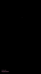 a blurred image of a person with the words made with facefunny at the bottom