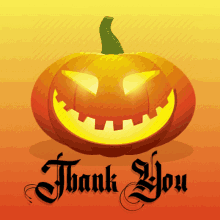Halloween Pumpkin GIF - Halloween Pumpkin Thank You GIFs