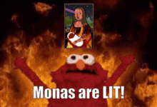 Monas Monas Nft GIF - Monas Monas Nft Fire Elmo GIFs