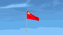 flag china epic windy waving