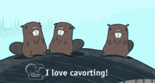 Gravity Falls Beavers GIF - Gravity Falls Beavers I Love Cavorting GIFs