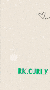 a happy birthday rk curly greeting card