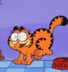 Garfield Dance GIF - Garfield Dance Jump GIFs