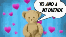 amoalduendebebe bear puppet love heart