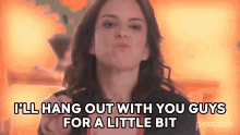 Ill Hang Out With You Guys For A Little Bit Liz Lemon GIF