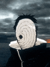 a drawing of a person with a swirl on their face with the word tend below it