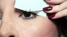 Diy: Perfect Winged Eyeliner By Jessica Harlow GIF - Makeup Diy Eyeliner GIFs