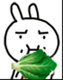 Bunny Eating GIF - Bunny Eating Vegetable GIFs