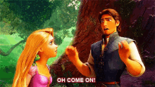 Oh Come On! GIF - Tangled Rapunzel Flynn Rider GIFs