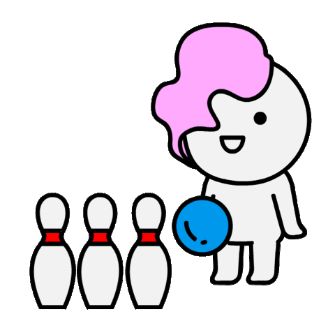 Play Bowling 볼링 Sticker