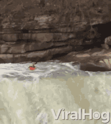 Waterfall Canoe GIF - Waterfall Canoe Fall Off GIFs