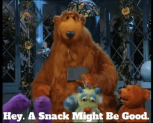 Bear In The Big Blue House Hey A Snack Might Be Good GIF - Bear In The Big Blue House Hey A Snack Might Be Good Snack GIFs