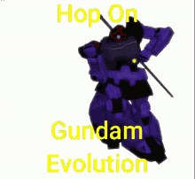 Hop On Gundam Evolution GIF - Hop On Gundam Evolution GIFs