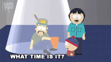 What Time Is It Janitor GIF - What Time Is It Janitor Stan Marsh GIFs