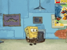 Spongebob Lollipop GIF - Spongebob Lollipop Lego GIFs