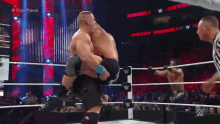 Brock Lesnar John Cena GIF - Brock Lesnar John Cena Seth Rollins GIFs