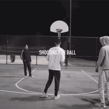 Shooting For Ball Three Points GIF