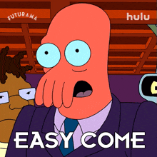 easy come easy go zoidberg billy west futurama what comes easy goes easy