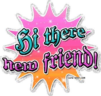 New Friends Hi There Sticker - New Friends Hi There Sparkle Stickers