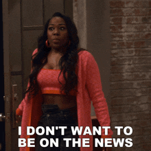 I Don'T Want To Be On The News Harper Bettencourt GIF - I Don'T Want To Be On The News Harper Bettencourt Laci Mosley GIFs