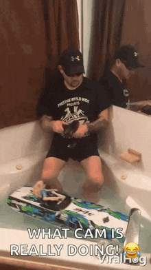 Water Boat In The Tub GIF
