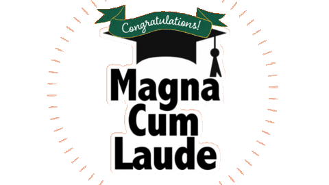 Magna Cum Laude Sticker - Magna Cum Laude Stickers