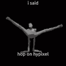 hop on hypixel hop on minecraft scp096 scp dancing shy guy