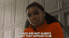 Things Are Not Always What They Appear To Be Janelle Monae GIF - Things Are Not Always What They Appear To Be Janelle Monae Veronica GIFs
