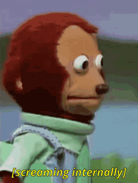 Monkey Puppet Screaming Internally GIF - Monkey Puppet Screaming Internally Side  Eye - Discover & Share GIFs