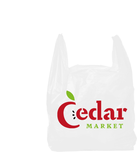 Cedar Market Supermarket Sticker - Cedar Market Supermarket Cedar Stickers
