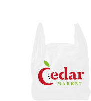 Cedar Market Supermarket Sticker - Cedar Market Supermarket Cedar Stickers