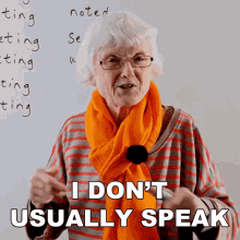 I Dont Usually Speak That Way Gill GIF