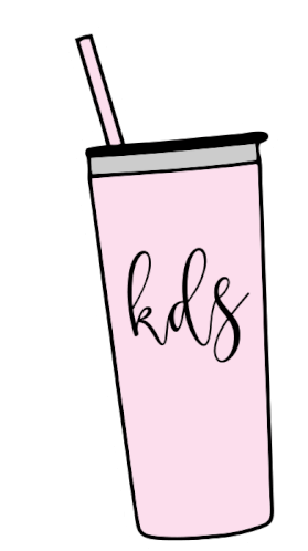 Ds Kreations Tumbler Sticker - Ds Kreations Tumbler Text Stickers