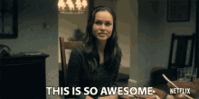 This Is So Awesome Joey GIF - This Is So Awesome Joey The Haunting Of Hill House GIFs
