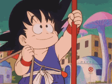 Goku Power Pole GIF - Goku Power Pole Dragon Ball GIFs