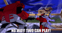 Transformers No Way Two Can Play GIF - Transformers No Way Two Can Play Two Can Play GIFs