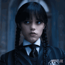 side look wednesday addams wednesday looking to the side looking at something