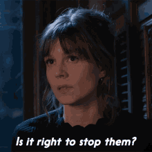 Is It Right To Stop Them Kristen Bouchard GIF - Is It Right To Stop Them Kristen Bouchard Evil N Is For Night Terrors GIFs