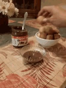 Nutella Snacks GIF - Nutella Snacks Dip GIFs