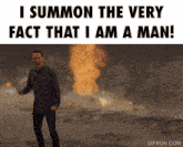 I Summon The Very Fact That I Am A Man Its Always Sunny GIF - I Summon The Very Fact That I Am A Man Its Always Sunny Dennis GIFs