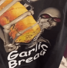 Garlic Bread Skeleton GIF
