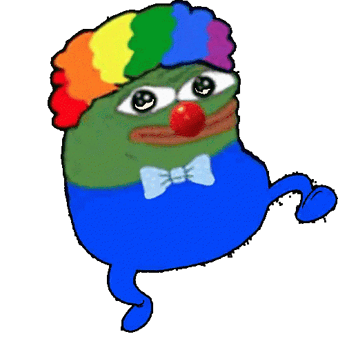 Pepe Clown Sticker - Pepe Clown Dance Stickers