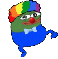 Pepe Clown Sticker - Pepe Clown Dance Stickers