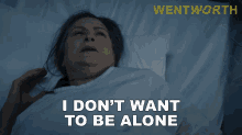 I Dont Want To Be Alone Joan Ferguson GIF - I Dont Want To Be Alone Joan Ferguson Wentworth GIFs