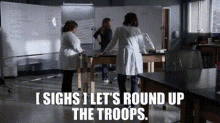 Greys Anatomy Miranda Bailey GIF - Greys Anatomy Miranda Bailey Lets Round Up The Troops GIFs